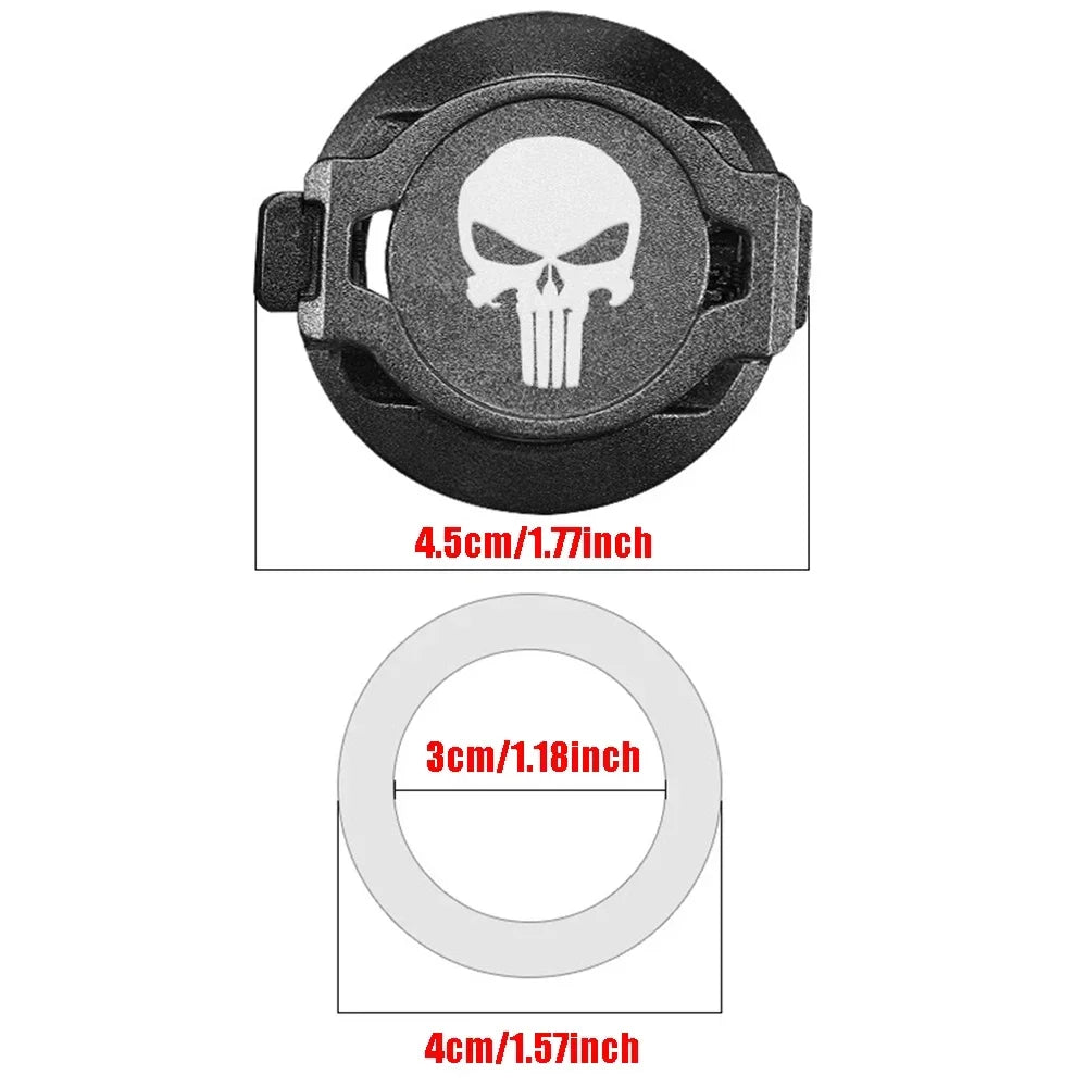Skull Start Stop Button Cover – Ignition Ring for Cars & Motos