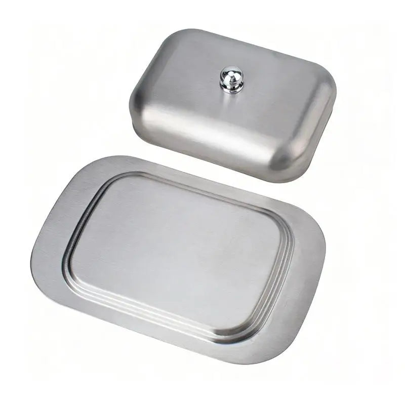 Butter & Cheese Storage Box with Lid & Knife | Fridge Keeper