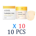 Turmeric Pore Cleansing Pads 70 Pads for Gentle Exfoliation Brightening Hydrating Facial Treatment with Glycolic Acid Perfect Zpaxo 10 Pcs