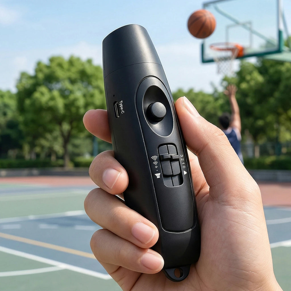 Electronic Whistle USB Rechargeable Air Bear Horn 120-150dB LED