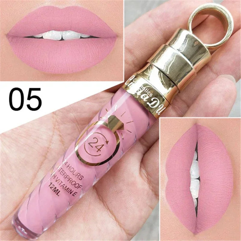 Make Up Lips Matte Liquid Lipstick Waterproof Long Lasting Sexy Zpaxo 05