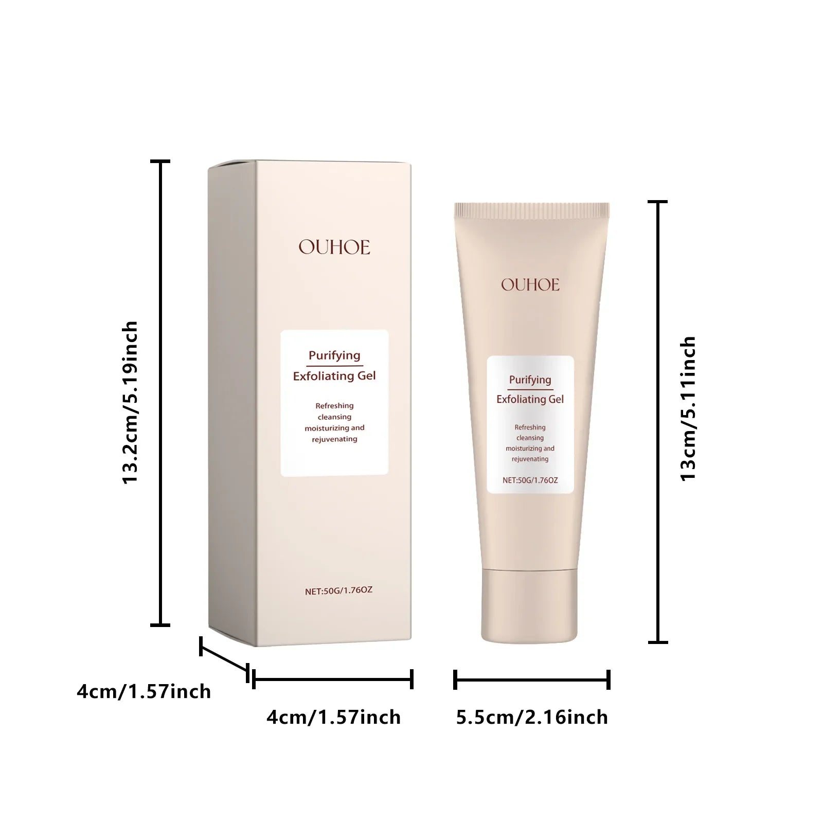 Exfoliating Gel Gentle Cleasning Pore Skin Smoothing Remove Dead Skin Blackhead Removal Cleansing Brighten Peeling Face Scrub Zpaxo