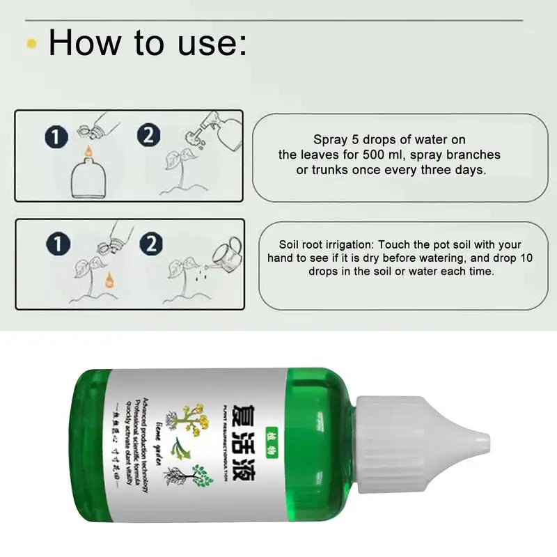 Plant Resurrection Liquid Flower Fruit Vegetable Fertilizers Nutrient
