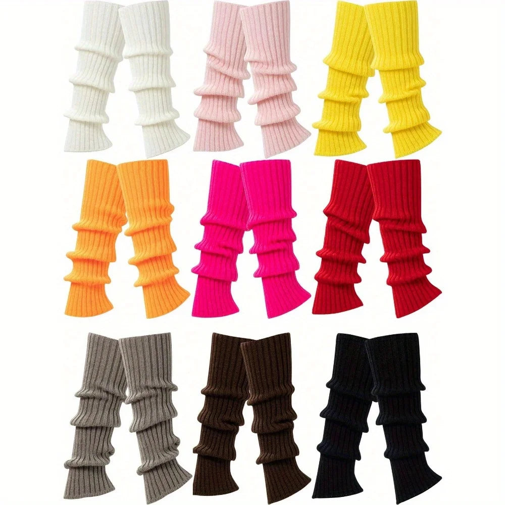 1 Pair Women's Warm Leg Socks Multi-color Options Festive Occasions