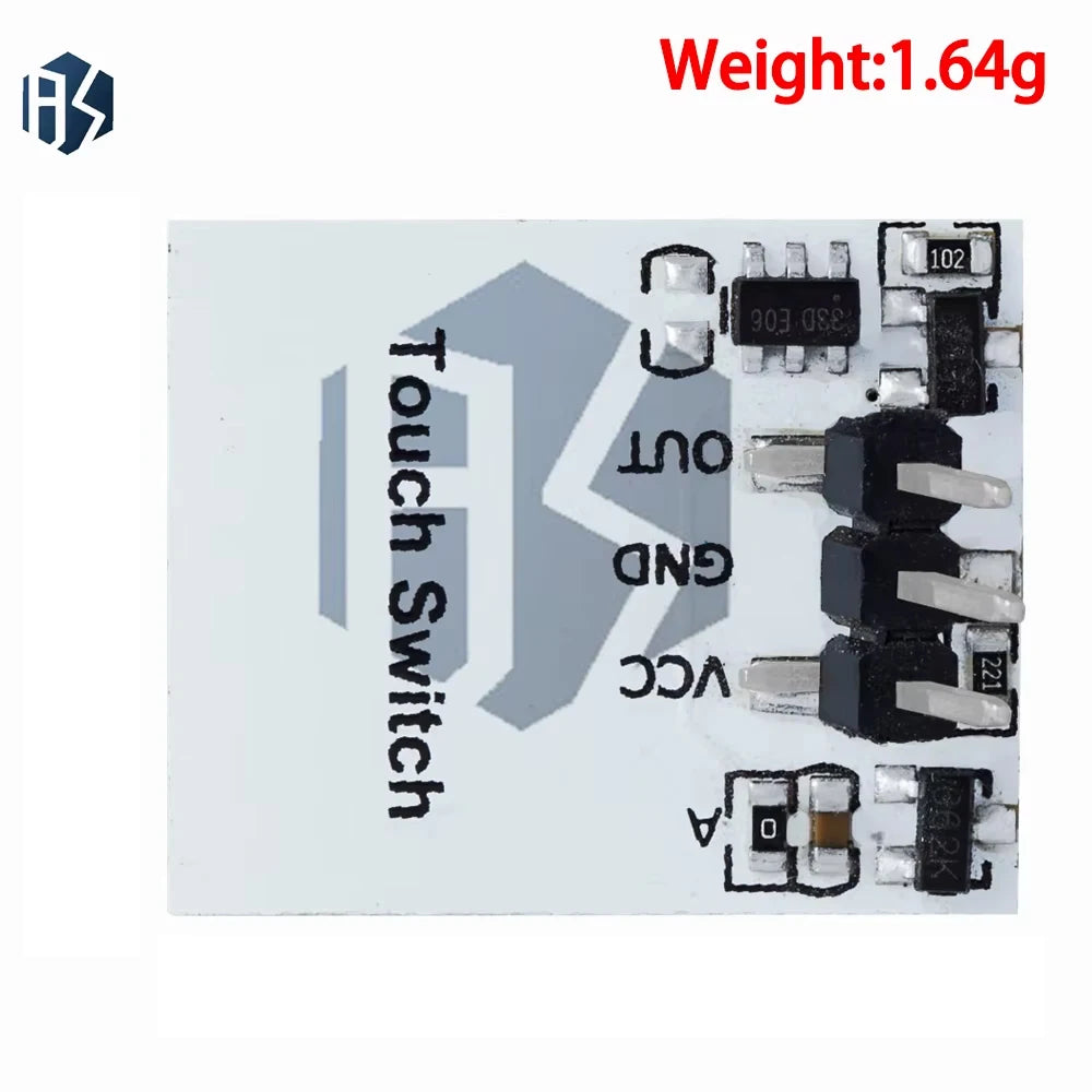 HTTM Capacitive Touch Switch Module, 2.7V-6V High Anti-Interference Touch Sensor with LED Indicator for DIY Electronic Projects Zpaxo