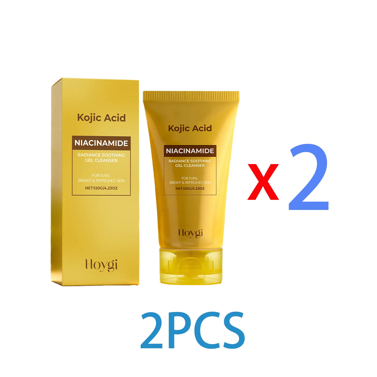 Turmeric Hyaluronic Acid Foaming Cleanser Gentle Face Wash for Oily Dull Skin Deep Pore Clean Hydrating Lather Daily Facial Care Zpaxo 2PCS