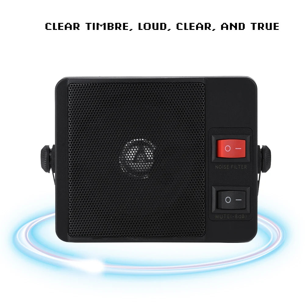 External Speaker YAESU Mini Walkie Talkie Two Way Radio Car Mobile