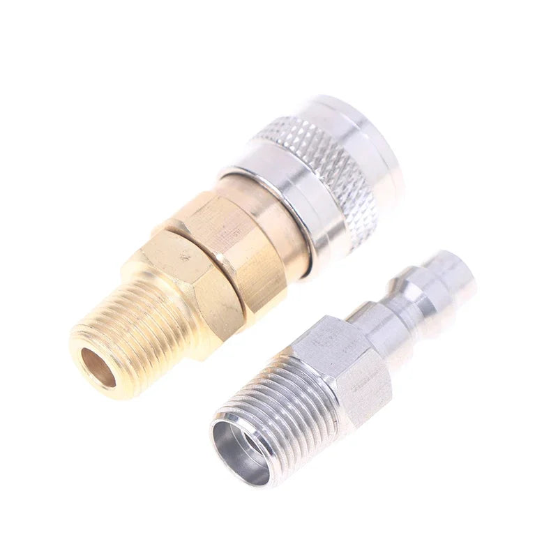 PFULTR 1/8 NPT Thread American System Foster Quick Disconnect Coupler Male Plug 22-2 Or 23-2 Female Coupler 2202, 2302 Zpaxo