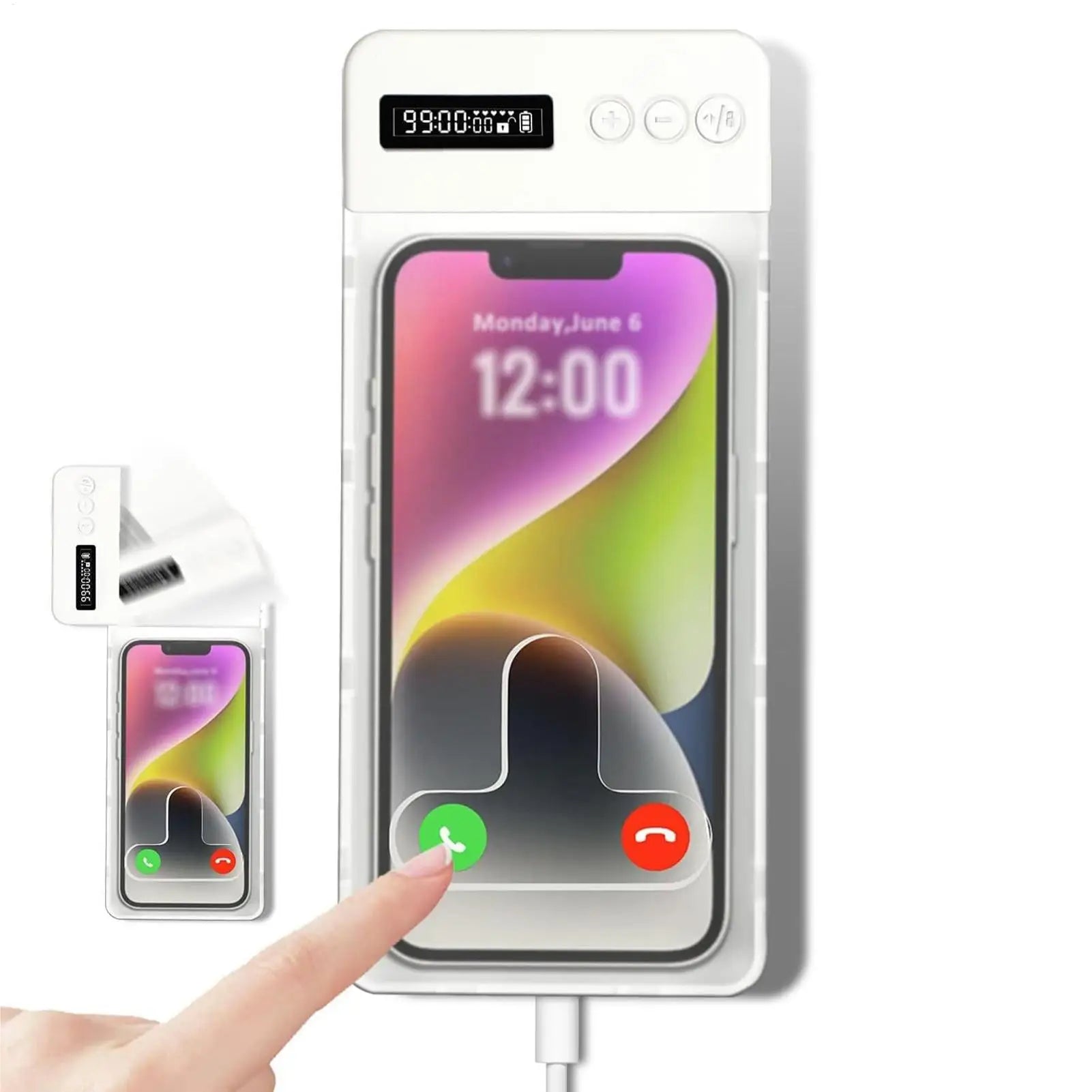 Phone Lock Box Self-control Case Timer Timed Cell Jail Locker