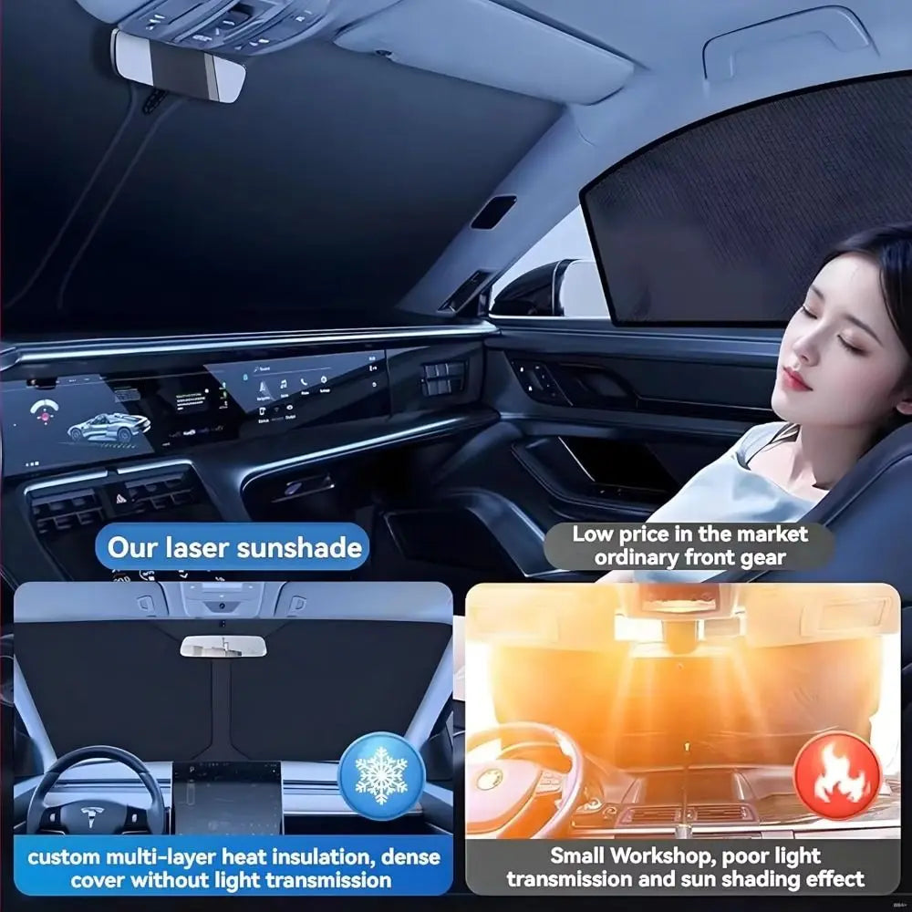 Anti-UV Car Windshield Sunshade Reflective Foldable Auto Front Window Zpaxo