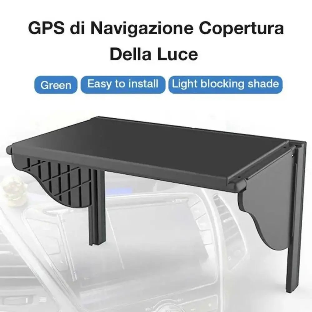 Retractable Car Navigator Sunshade Visor Thick Double-sided Adhesive Anti-Glare Car Sun Shade Shield Universal Sunlight Block Zpaxo