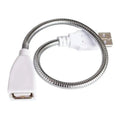 USB Desk Lamp Power Cable Extension Cord Flexible Metal Hose Zpaxo Default Title