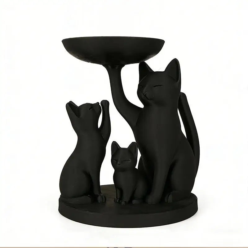 CMBlack Cat Jewelry Tray Desktop Storage Decorative Items Home