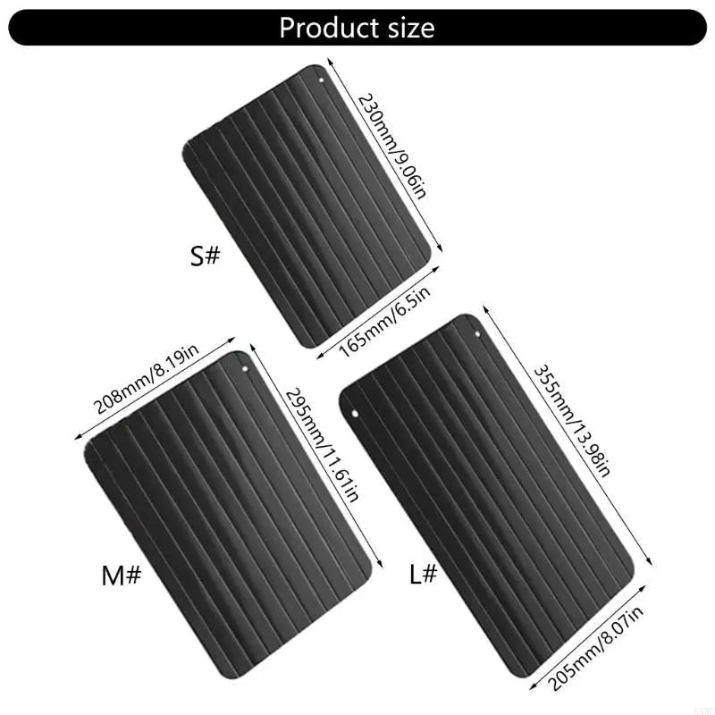 Aluminum Defrosting Tray Thawing Board Rapid Frostyfrosty Safe