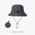 ▶1Pcs Summer Sun Protection Waterproof Fisherman Hat Bucket Camping Hiking Mountaineering Cap Foldable Storage Bag Zpaxo A4