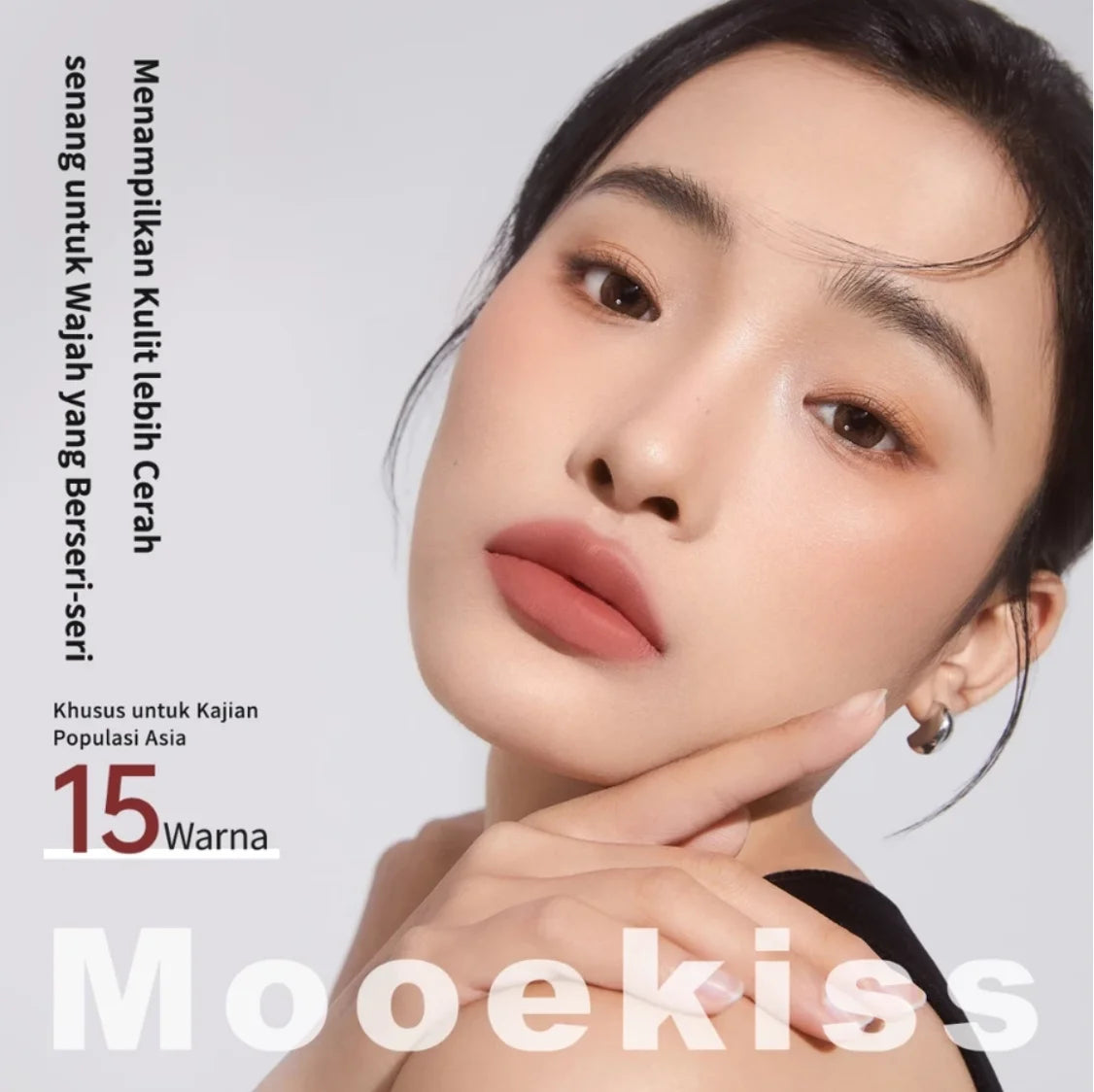 Mooekiss Matte Lipstick Smooth Long Lasting Multi-use Lips Cheeks Zpaxo