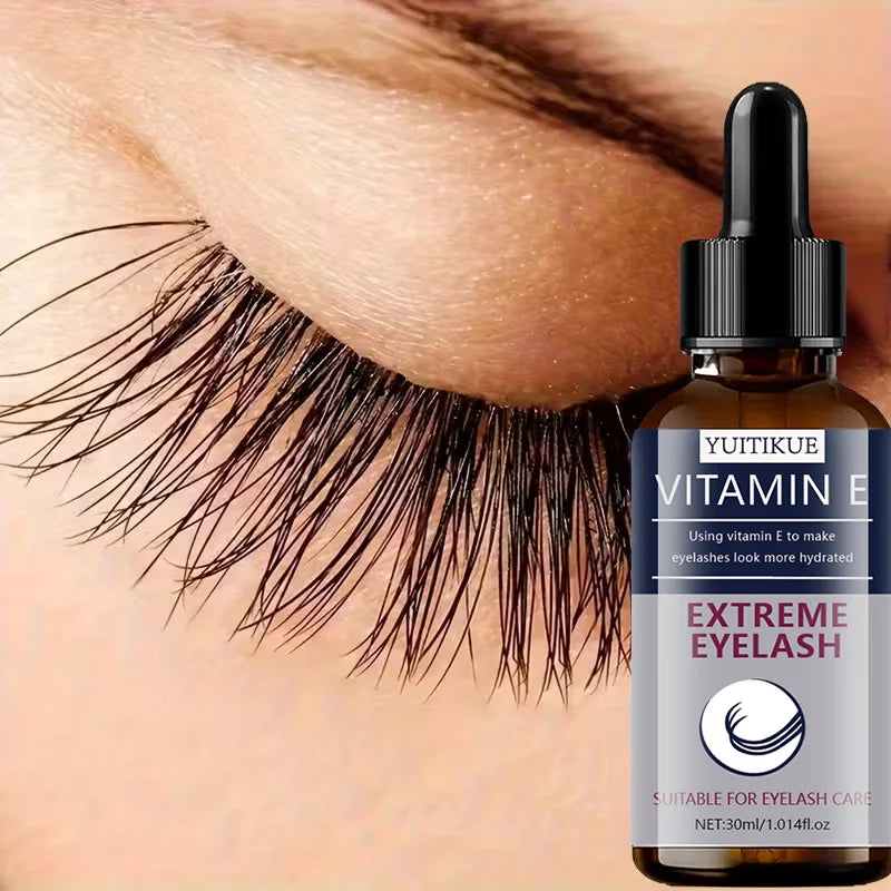 YUITIKUE Vitamin E Eyelash Serum – Curl, Lengthen & Hydrate Eyelash Growth Serum Zpaxo