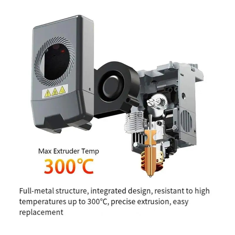 652F 4Pcs Hardened Steel Nozzle Quick Release Mechanism High Wear Resistance for AD5X Printing Zpaxo