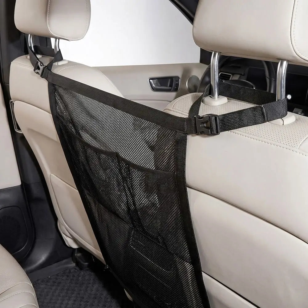 Mesh Material Car Pet Barrier Sturdy Durable Elastic Edge Pet Isolation Net Easy Installation Breathable Car Seat Protective Net Zpaxo