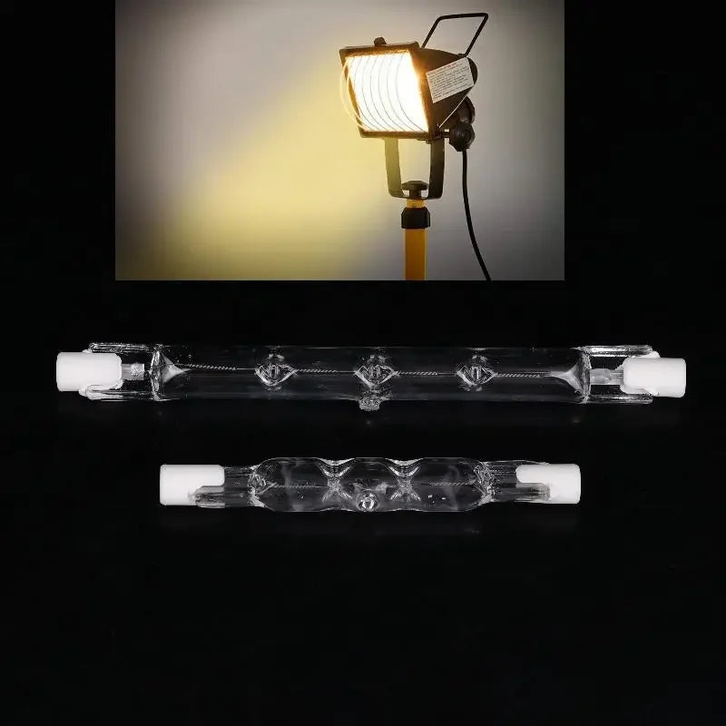 R7S Halogen Linear Light Bulb J 360 Beam Angle Ceiling Cabinet Desk Zpaxo