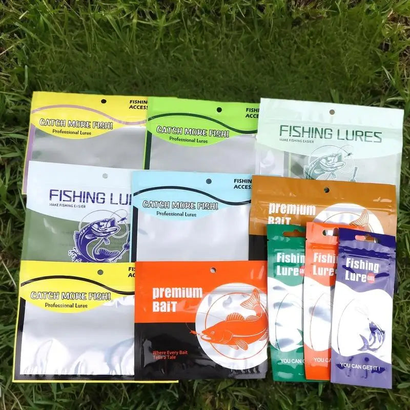 Sealable Soft Lure Bags Jig Bait Casting Long Strip Lures Easy Use Zpaxo