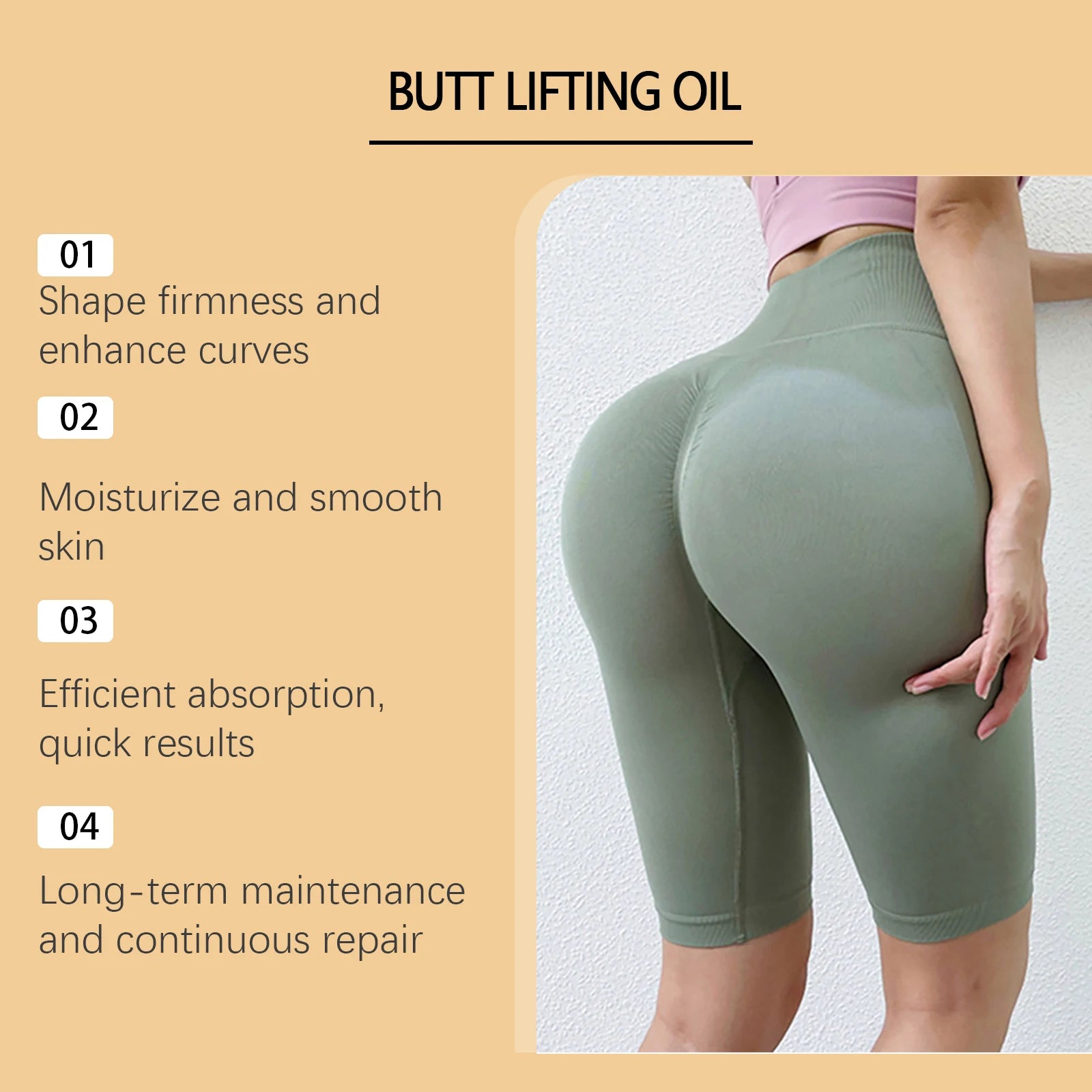 Hip & Buttock Lifting Firming Oil – Tighten & Sculpt Body Firming Oil Zpaxo