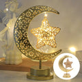 Gurbana Orb Star Festival Decorative Lights Led Iron Moon Hollow Zpaxo 1pc Stars