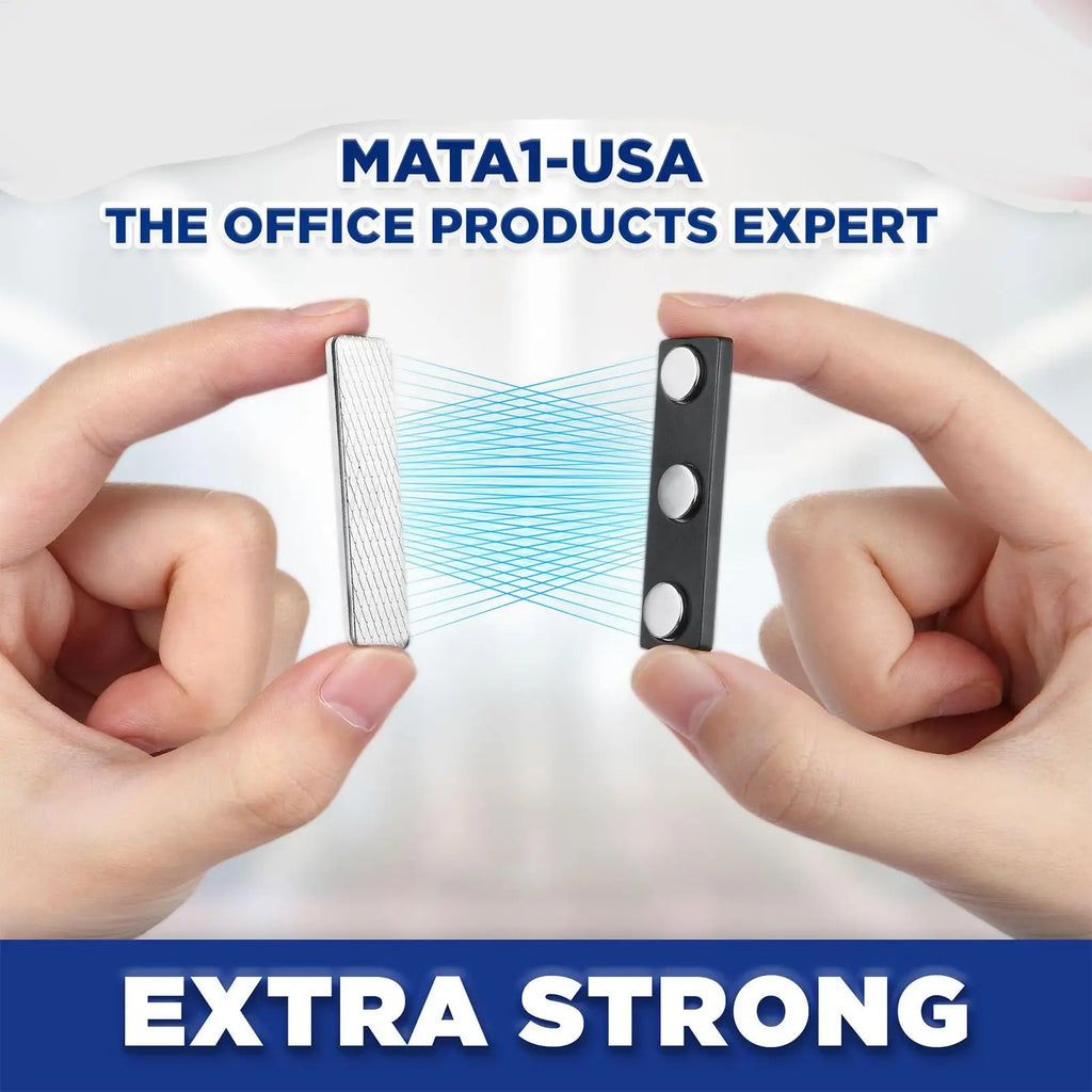 Strong Magnetic Name Tag Badge Metal Fastener ID Cards Durable
