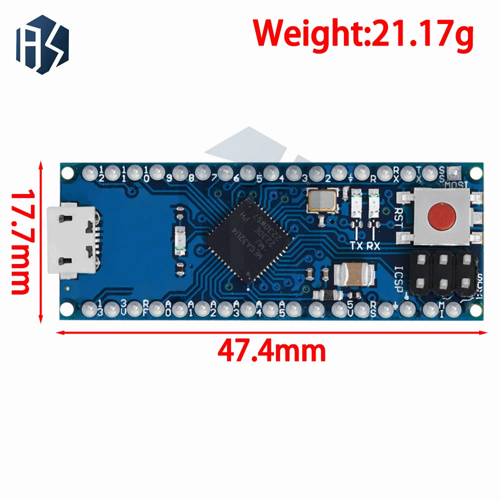 ATmega32u4 5V 16Mhz Expansion Board Module Arduino Micro Compatible Zpaxo