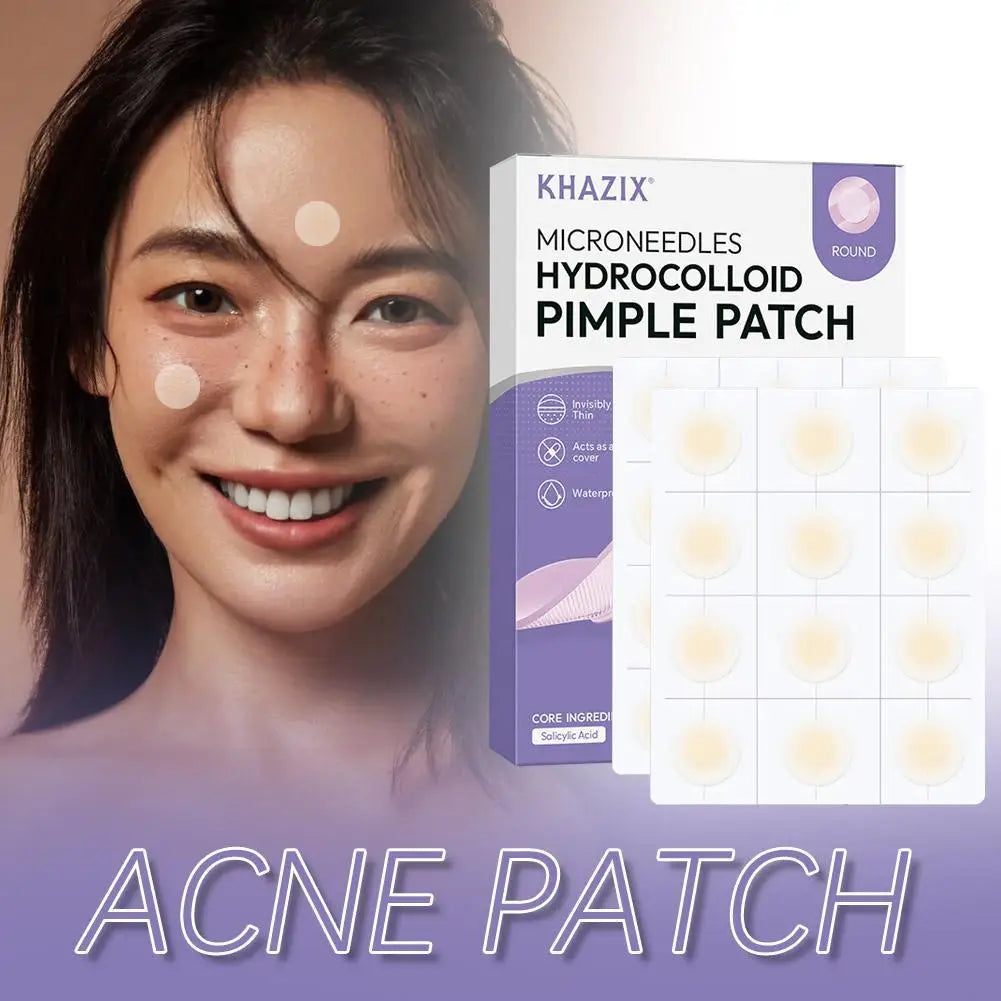Hydrocolloid Pimple Patch Micro Needle Acne Patches Ultra-thin Invisible 8 Hours Effective Acne Cover Sticker Facial Care Tool Zpaxo