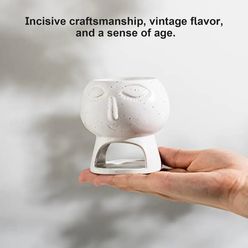 Ceramic Aromatherapy Essential Oil Burner Creative Cartoon Candle