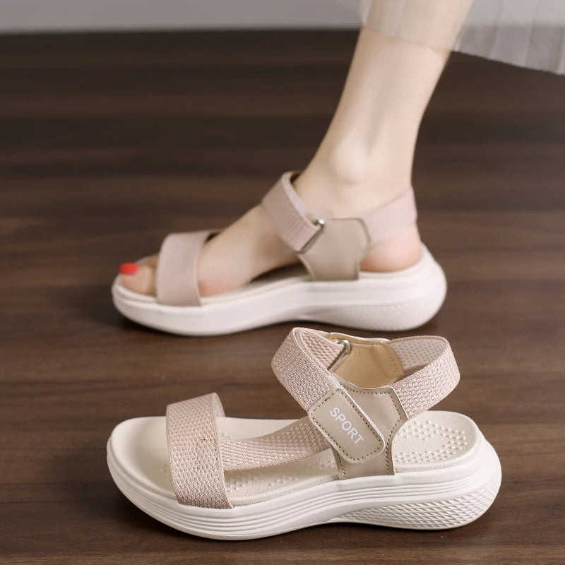Women's Shoes Summer 2026 Comfort Casual Sport Sandals Women Beach Zpaxo 41 image color 2