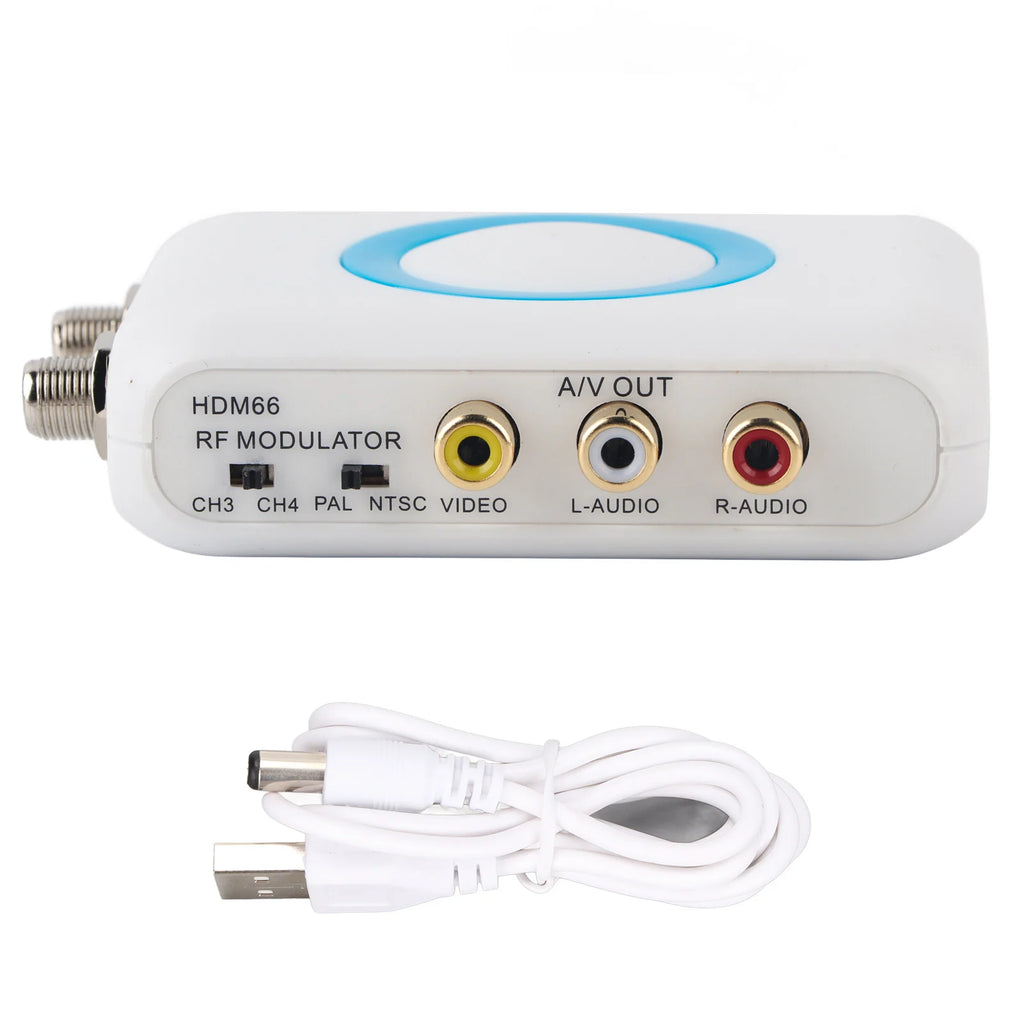 CATV Modulator HDM66 HD Support PAL NTSC Format Output RF Home TV