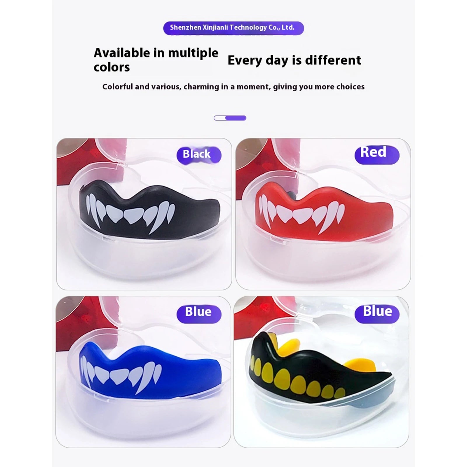 1- Fighting Training Mouth Guard Boxing Gum Shield Slim Fit Adult
