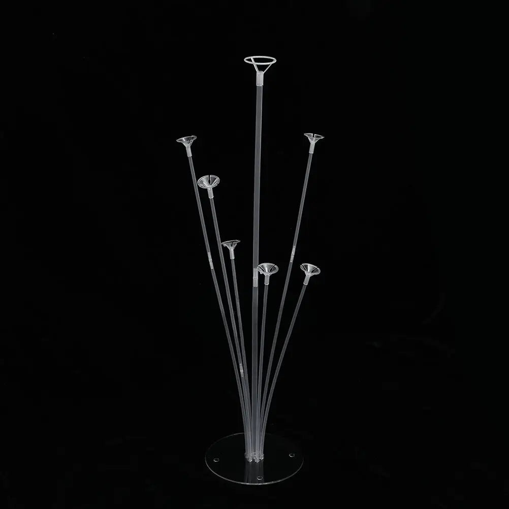 Balloon Stand Transparent Plastic Support Holder Desk Centerpieces