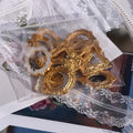 Mini Picture Frame House Decorative Photo Ornament Dollhouse Diy Zpaxo Gold