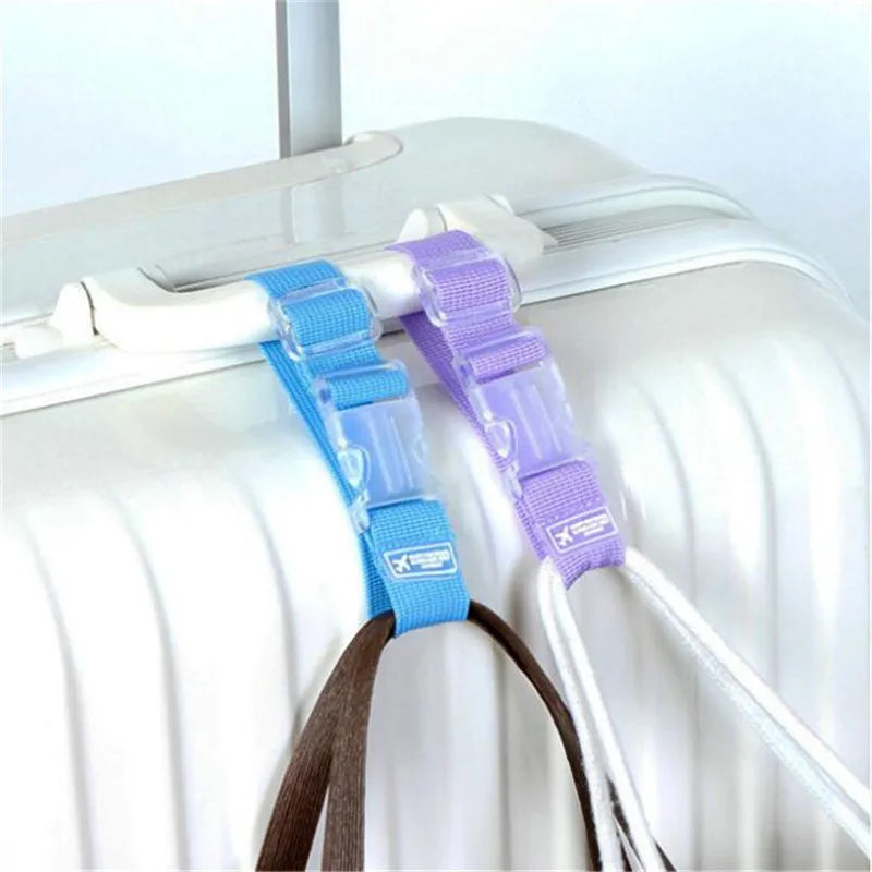 Colorful Adjustable Baggage Nylon Straps Belt Security Bag Buckle
