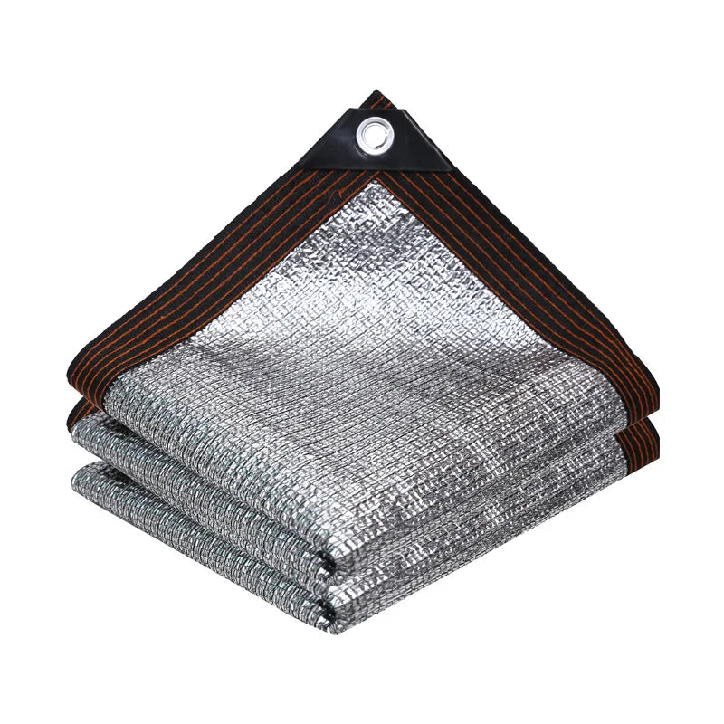 3x4m Aluminum Foil Sun Shade Net UV Protection Heat Insulation Roof