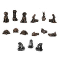 3-Pack Animal Resin Plant Pot Feet – Indoor & Outdoor Pot Risers Plant Pot Risers Zpaxo Frog 4.5x4.3x3cm