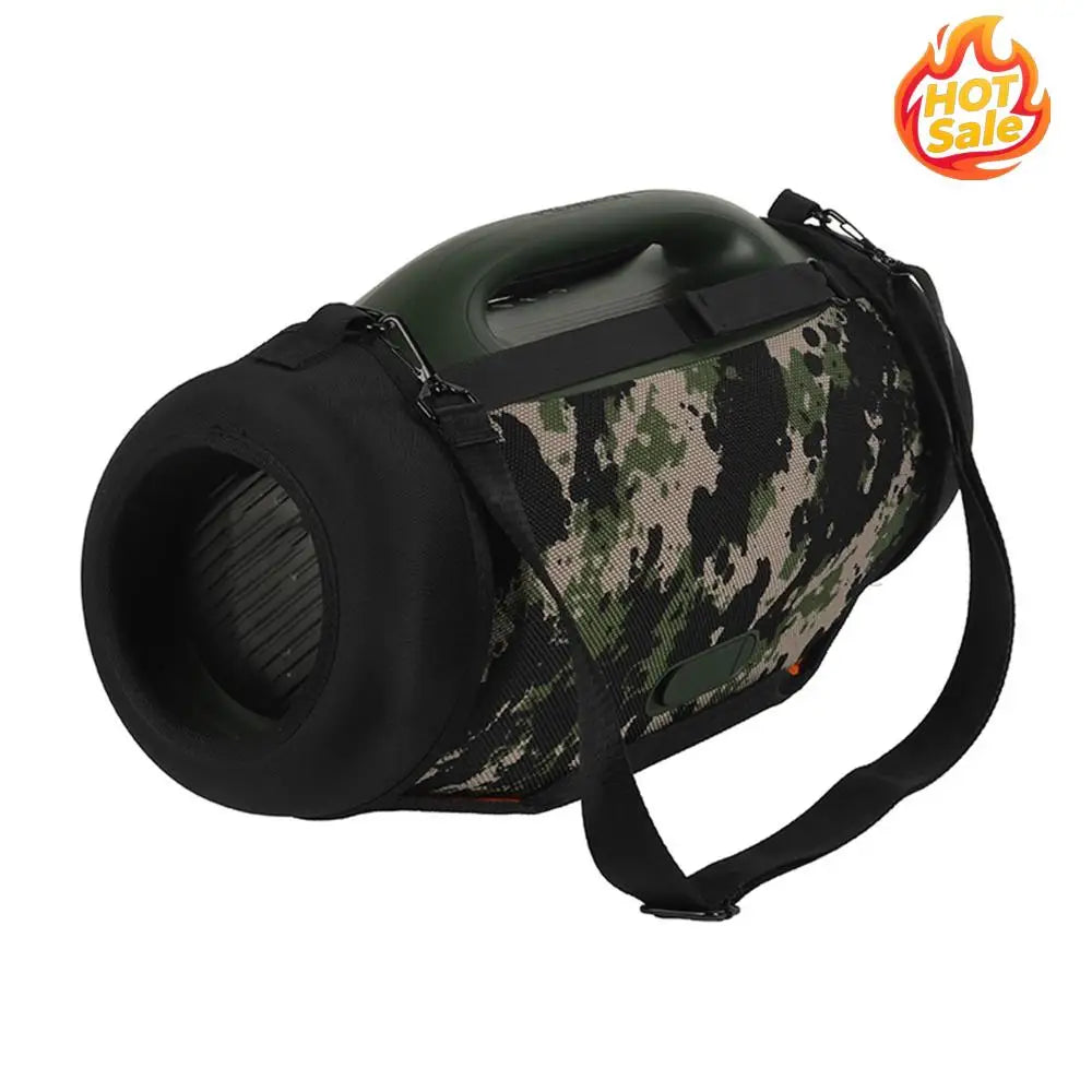 Travel Carrying Strap Protective Portable Speaker Strap Holder Carrier Shoulder Strap with Two Side Covers for JBL Boombox 4 Zpaxo