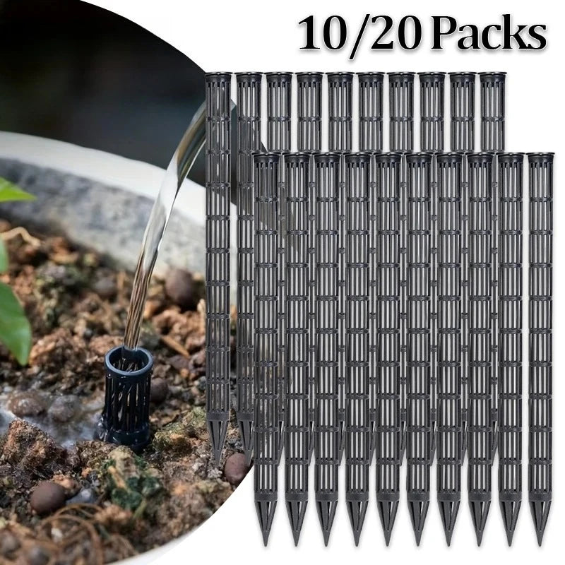 20 Plant Aeration Tubes Pots Root Rot Prevention Prevent Overwatering