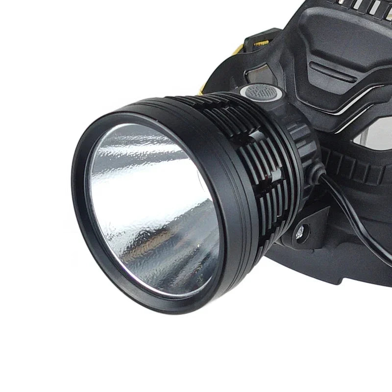 ESMARTER 30W XHP70 LED Headlamp – 3×18650 Camping Fishing