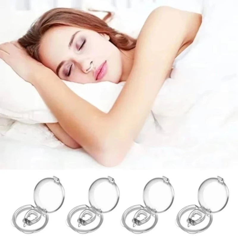 Silicone Nasal Breathing Clip – Portable Sleep Aid Nose Clip