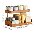 Desktop Cup Storage Rack 2 Tier Office And Household Large Capacity Cup Holder Cosmetics Jewelry Perfume Box Bathroom Shelf Zpaxo Light Coffee China Mainland