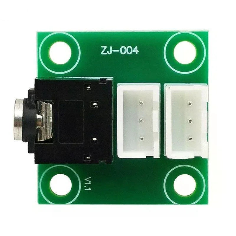 1PCS 3.5MM Headphone Audio Signal Transfer XH2.54 3P Terminal Lead Amplifier Chassis DIY Wiring Board Zpaxo Default Title