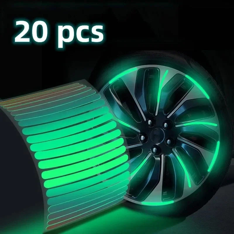 Reflective Wheel Rim Stickers – Car, Bike & Motorcycle