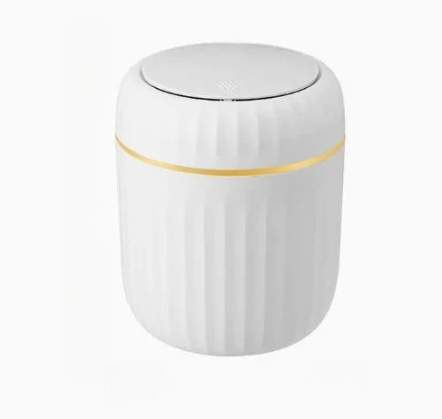 Mini Desktop Trash Can Lid Durable Plastic Desk Garbage Bin Waste