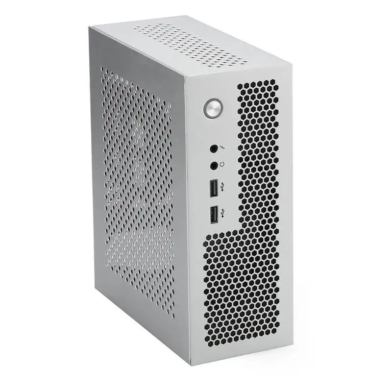 Y1UB A09 Mini-ITX HTPC Computer Case Mini Desktop USB3 0 2 Port Zpaxo Silver China Mainland USB3.0