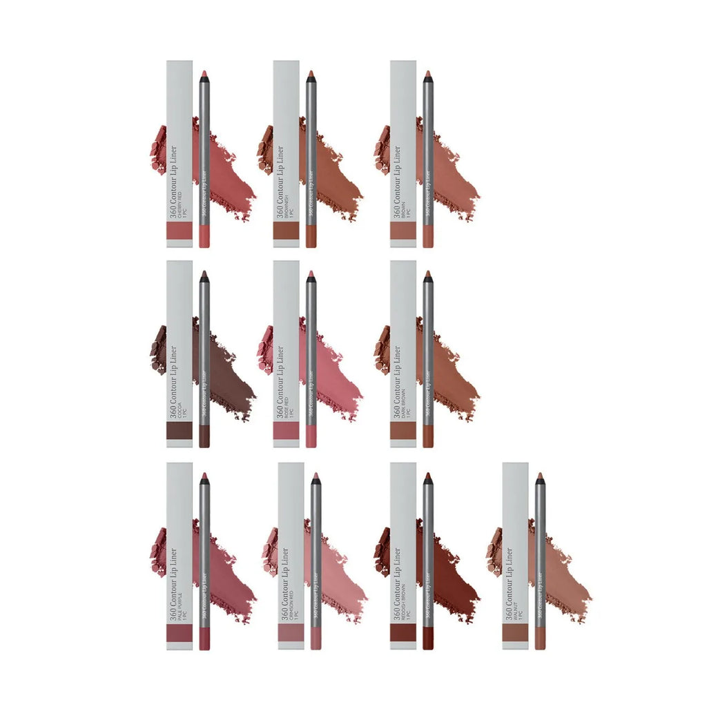 Matte Lip Liner Pencil – Waterproof, Multi-Color, Long-Lasting Lip Liner Pencil Zpaxo