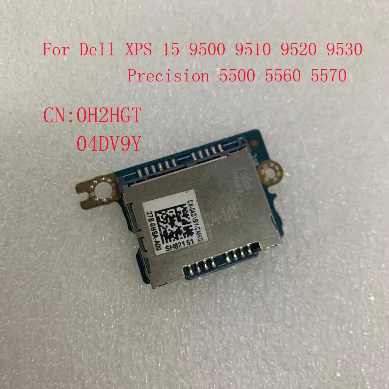 Dell XPS 15 9500 9510 9520 9530 Precision 5500 5560 5570 SD Card